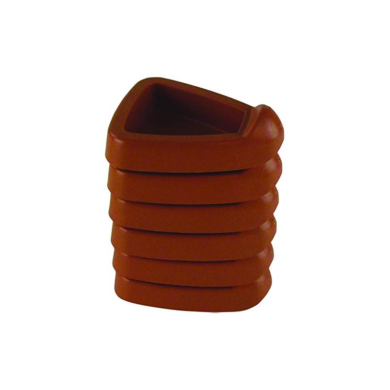 HomeLeisure Pot Feet Pack of 6, Terracotta