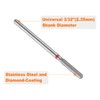 sourcing map 4pcs 200-230 Grits Diamond Grinding Bit 2.6mm Cylindrical