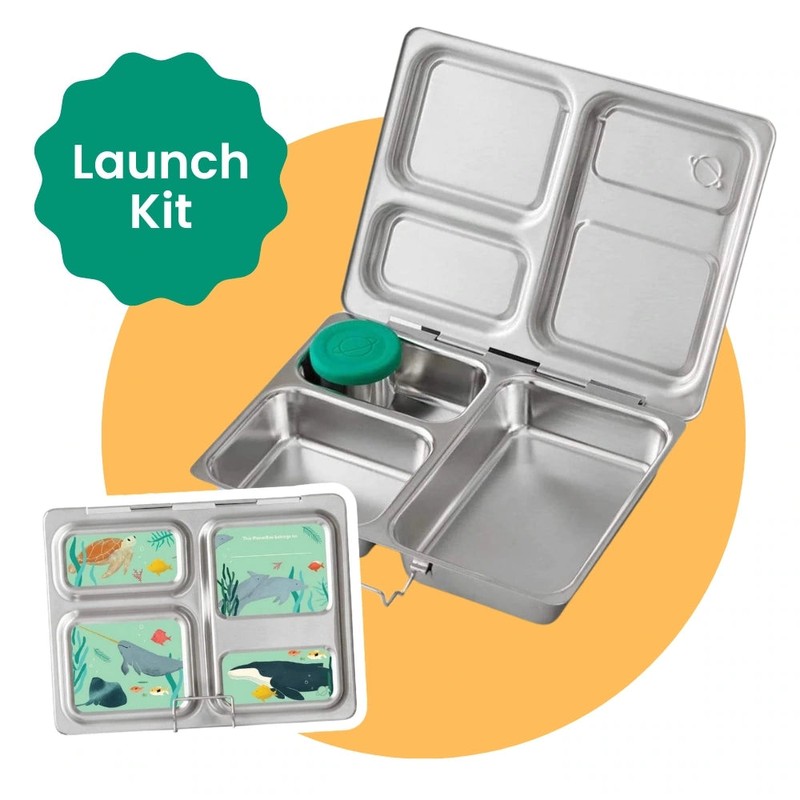 Planetbox LAUNCH Lunch Box Kits (Box, Containers, Magnets), Fairytale Fantasy