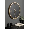 Kate and Laurel Pronte Modern Round Wood and Metal Wall