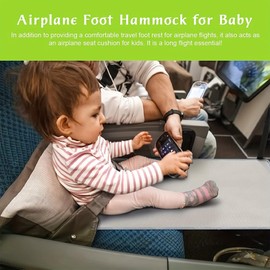 Airplane Footrest, Foldable Kids Airplane Footrest, Lightweight Travel Footrest, Portable Toddler Airplane Bed for Kids to Lie on Plane Toddler Plane