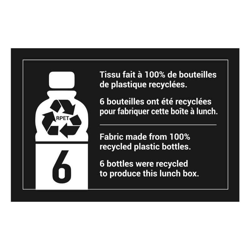 EXECO Designer Rainbow Lunch Bag for Kids Preschool and Elementary