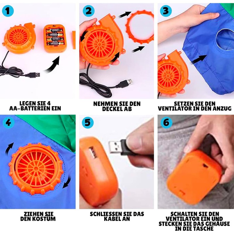 AirSuit® Inflatable Costume XXL Unicorn | Unusual Inflatable Costume |