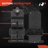 A-Premium Front Driver Side Master Power Window Switch - Compatible