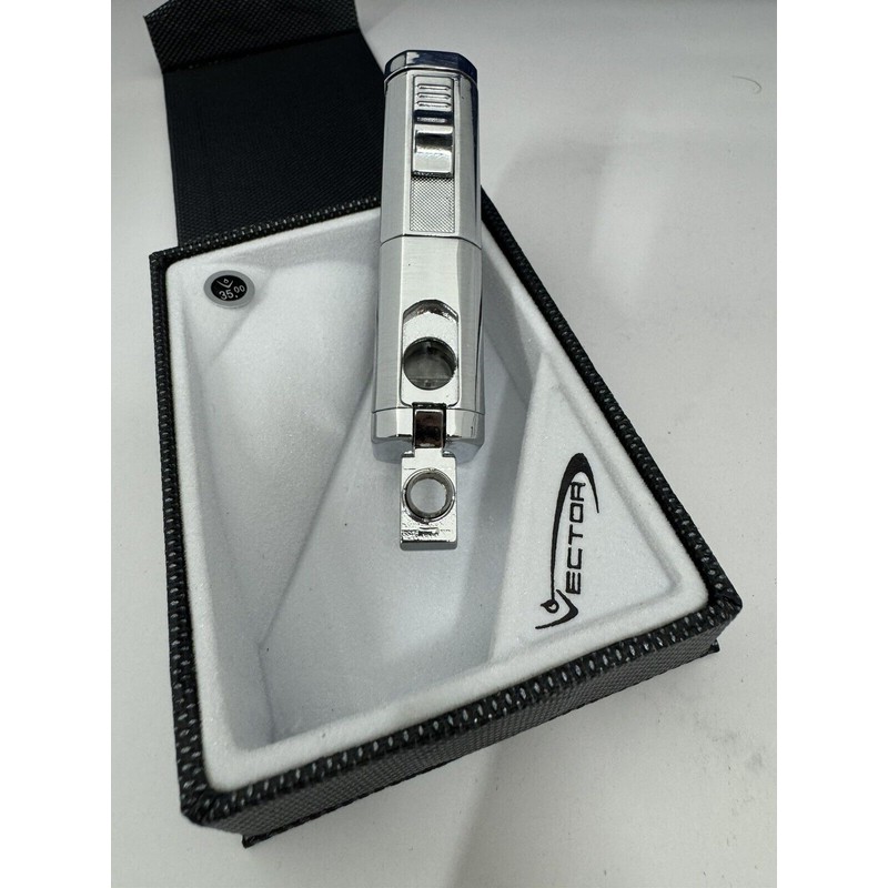 Vector Urbano Triple Jet Cigar Lighter with Punch Cutter -