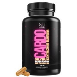 Cardo Mariano 100% Extracto Puro de Silimarina (180 Capsulas de 500 mg) - Potente Formulacion [Extremadamente Eficaz] |Calidad Suprema | Rapida Absorcion | Suministro Para 90 Dias | Libity.