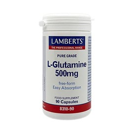 Lamberts L-Glutamine 500mg 90 Capsules
