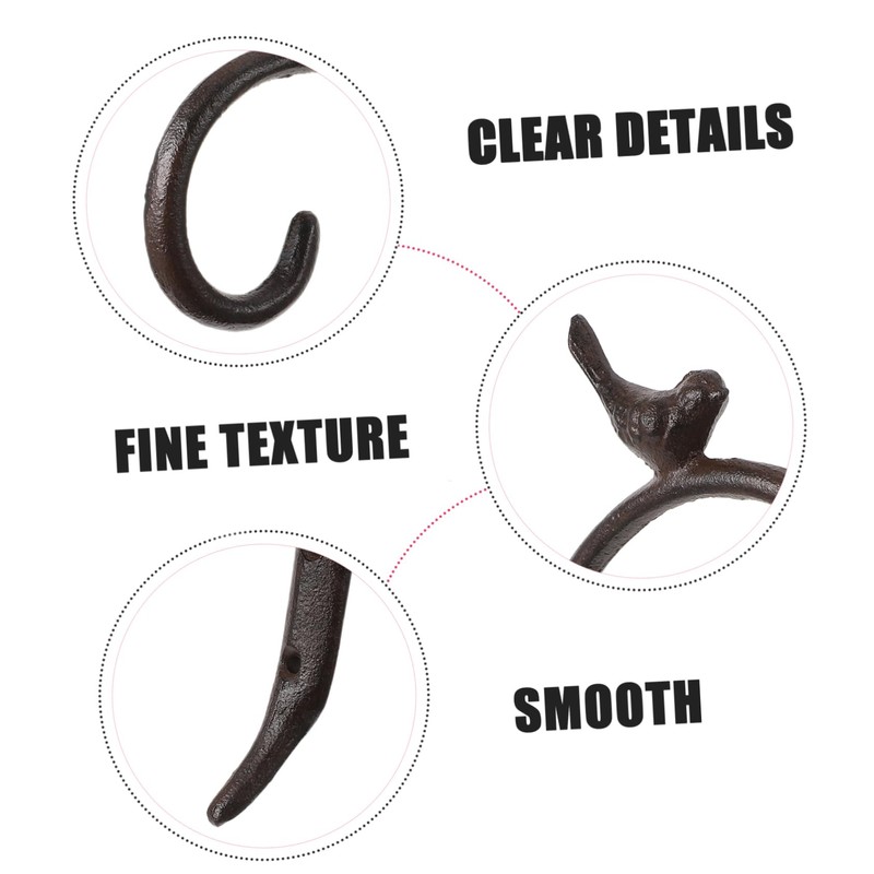 Totority 1Pc Decorative Model Hanging Hook for Garden Flowerpot Storage