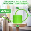 Plexon 40 oz Green Powder Coated Steel Watering Can Indoor