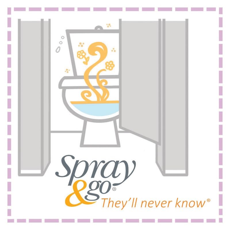 Air Scense Spray & Go Before-You-Sit Toilet Spray, Original Citrus,