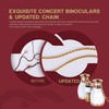 ESSLNB Opera Glasses Binoculars for Women Adults 4X30mm Theater Glasses