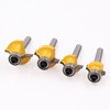 1/4 Inch Shank Round Over Router Bits Set, 4 Pcs