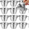 Honeydak 12 Pcs Stainless Steel Espresso Shot Cup 3.4 oz/