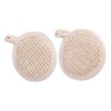 WOONEKY Bathing Balls 2pcs Mild Shower Balls Body Scrubber Exfoliating