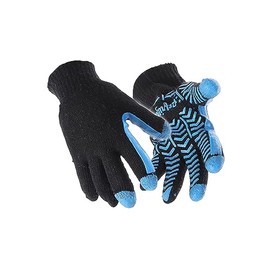 RefrigiWear Dual-Layer Herringbone Grip Work Gloves with 3-Finger Dip (Medium)