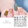 KADS New Nail Stamping Plate Flower Nature Nail Art Stamp