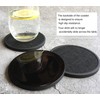Absorbent Coasters for Drinks with Holder - 6packs, Silicone Coaster
