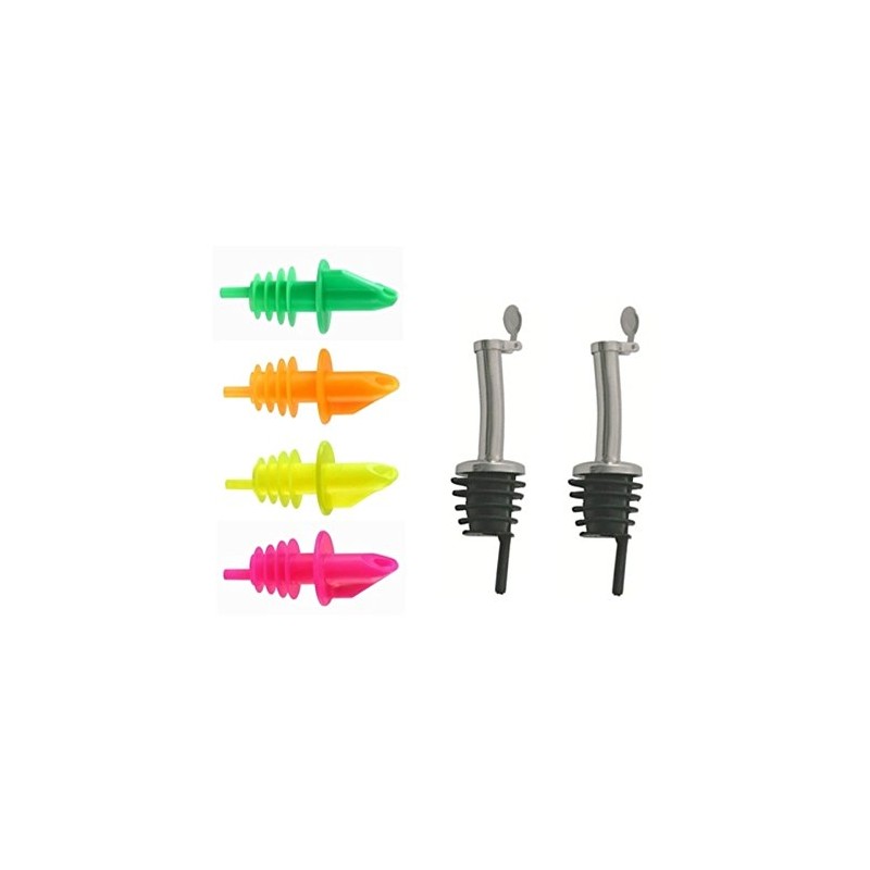 TAMLED Pourer Neon Set of 4 + Bottle Pourer with