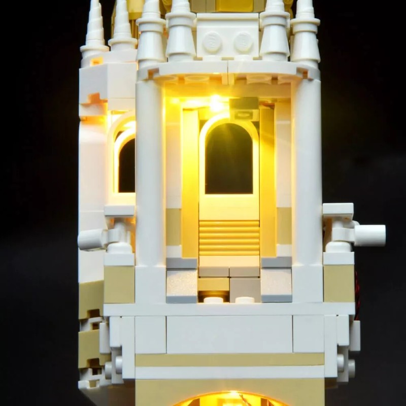BRIKSMAX LED Lighting Kit for the Cinderella Princess Castle 71040.