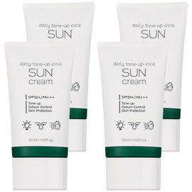 Partner_Reference Pretty Daily Tone Up Cica Sun Cream SPF50+ PA+++ 50ml 4pcs / 프레티 데일리 톤업 시카 선크림 SPF50+ PA+++ 50ml 4개