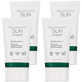 Partner_Reference Pretty Daily Tone Up Cica Sun Cream SPF50+ PA+++ 50ml 4pcs / 프레티 데일리 톤업 시카 선크림 SPF50+ PA+++ 50ml 4개