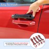 Aunginsy Exterior Door Handle Trim Cover Compatible with Toyota Tacoma