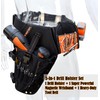 3-In1 Drill Holster Set w/Strong Magnetic Wristband & Solid 2