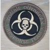 Unbranded ZOMBIE OUTBREAK RESPONSE TEAM BIOHAZARD SKULL TACTICAL FOREST HOOK
