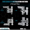 CROSSHIP Adjustable Trailer Hitch - Heavy Duty Aluminum Drop Drawbar