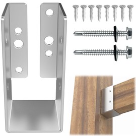 12 PCS Concealed Joist Hanger, 2" x 4" Outdoor Concealed-Flange Hanger, Coated Concealed Mount Joist Hangers for 2"x4" Beam , Swing, Fence