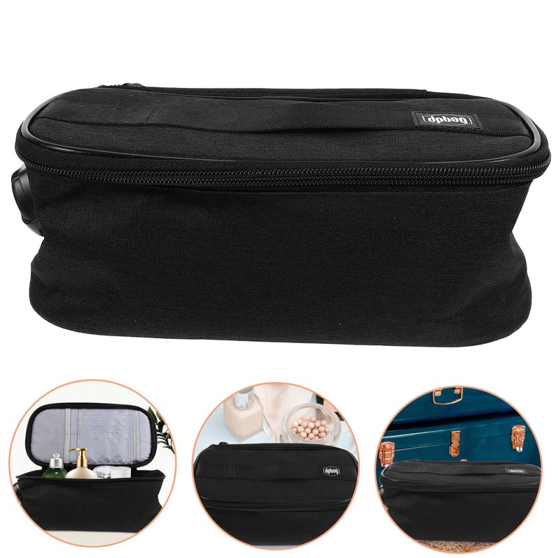 KOMBIUDA Code Lockable Toiletry Bag Travel Cosmetic Bag Handheld Makeup