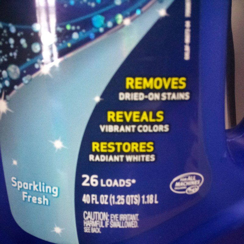 OxiClean Liquid Laundry Detergent Sparkling Fresh High Def Clean 40