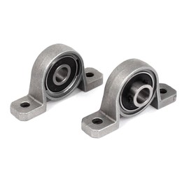 uxcell Pillow Block Bearings 2pcs 8mm Inner Diameter Self-Aligning 608RS Mechanical Bearing