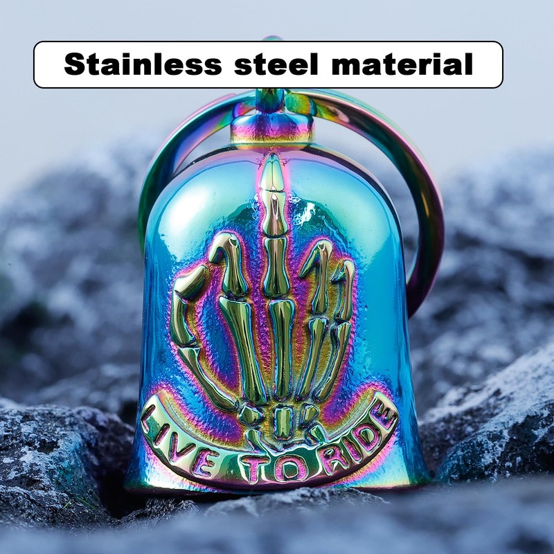 Motorcycle Bell - Motorcycle Bell Hanger,Biker Bells Protect The Rider