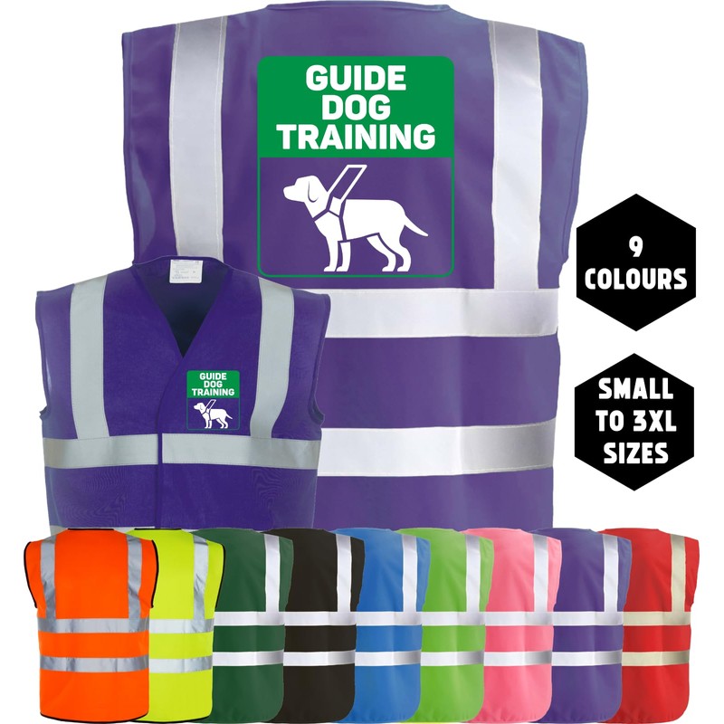 Corporate Togs GUIDE DOG TRAINING Canine Waistcoat - High Visibility