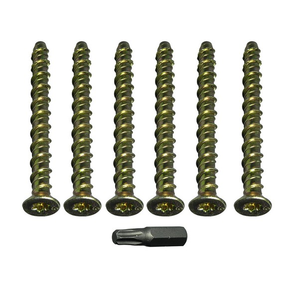 One Stop DIY 2 x Masonry Concrete Screws Hex Head