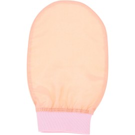 FOMIYES Guante Exfoliante de Seda Guante Exfoliante Corporal Exfoliante Profundo Eliminación de Piel Muerta Exfoliante Corporal para Hombres Y Mujeres Rosa