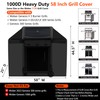 [Upgraded 1000D Heavy Duty Fabric] 58 inch Grill Cover for