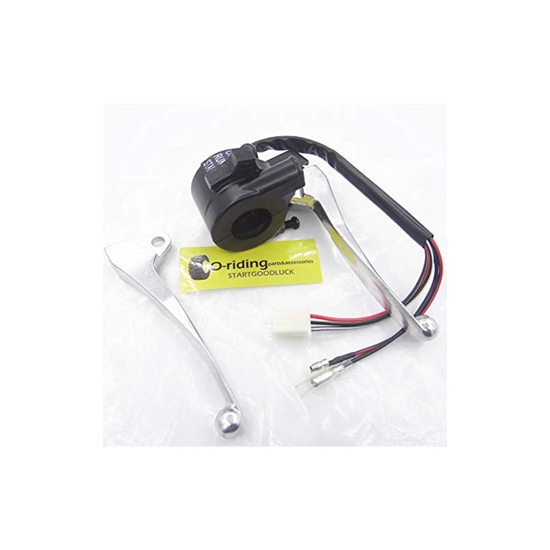 Co-riding Startgoodluck Throttle Housing Kill Switch Control Brake Levers Assembly
