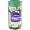 Kraft Three Cheese Blend Grated Cheese (8 oz Shaker)