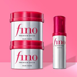 UNTIL 2 Pino Premium Touch Hair Masks + 1 Hair Oil / 피노 프리미엄 터치 헤어 마스크 2개+헤어오일 1개
