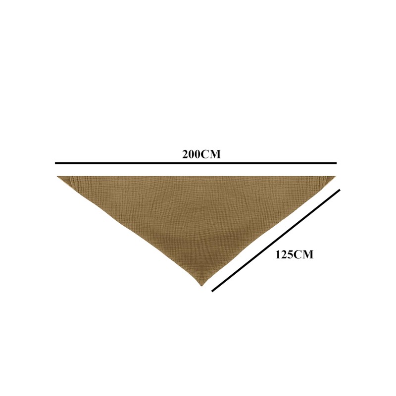 TMK Soft and lightweight unisex triangular scarf made from 100%