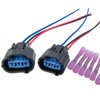 2PCS 3Pin Tail Light Connector Plug Pigtail Harness for 300EX