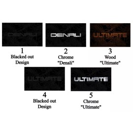 Unbranded GMC Denali and Denali Ultimate Sun Visor Warning Label Covers