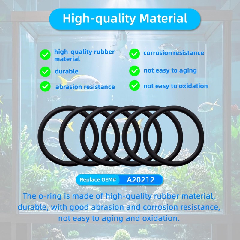 A20212 A-20212 O-Ring, Compatible with Fluval FX4, FX5, FX6 High-Performance