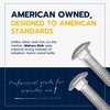 1/4" x 1-1/2" (100 Pack) Galvanized Carriage Bolt Kit Grade