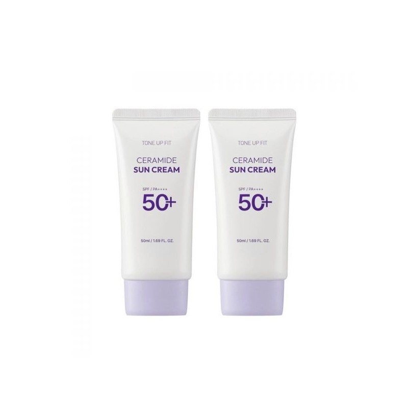 Charmzone Tone Up Fit Ceramide Sun Cream 50ml x 2