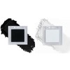 2 Pack Matte Black and White Eyeshadow Palette – Long-Lasting