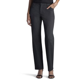 Lee Women's Relaxed Fit All Day Straight Leg Pant Charcoal Heather 8