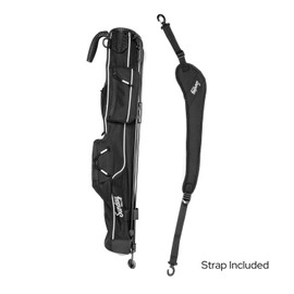 Lightweight Sunday Golf Bag with Stand - Easy to Carry, Durable Pitch n Putt Bag for Driving Range, Par 3 and Executive Courses